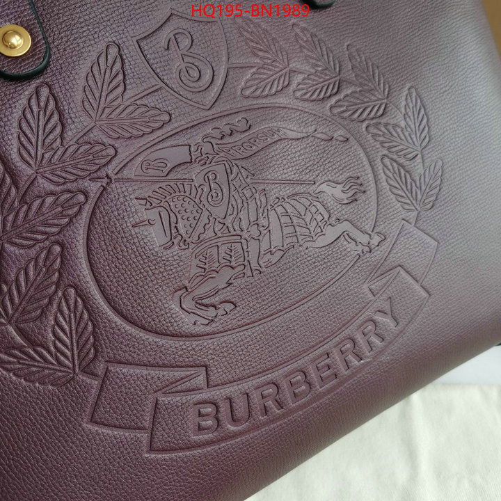 Burberry Bags(TOP)-Handbag-,1:1 clone ,ID: BN1989,$: 195USD