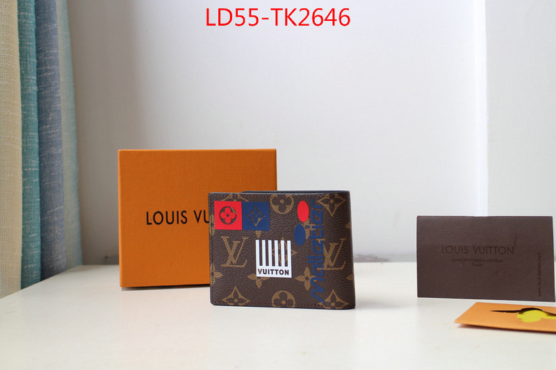 LV Bags(TOP)-Wallet,ID: TK2646,$:55USD