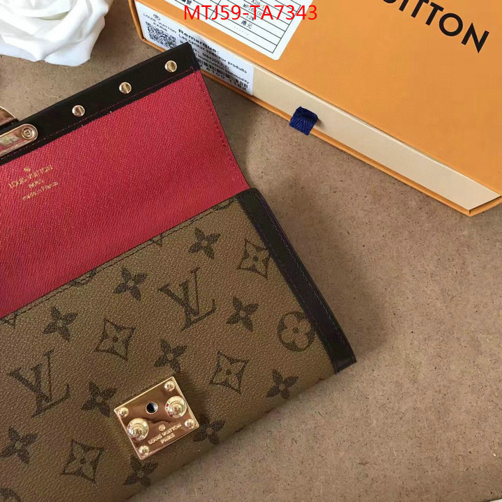 LV Bags(4A)-Wallet,ID: TA7343,$: 59USD