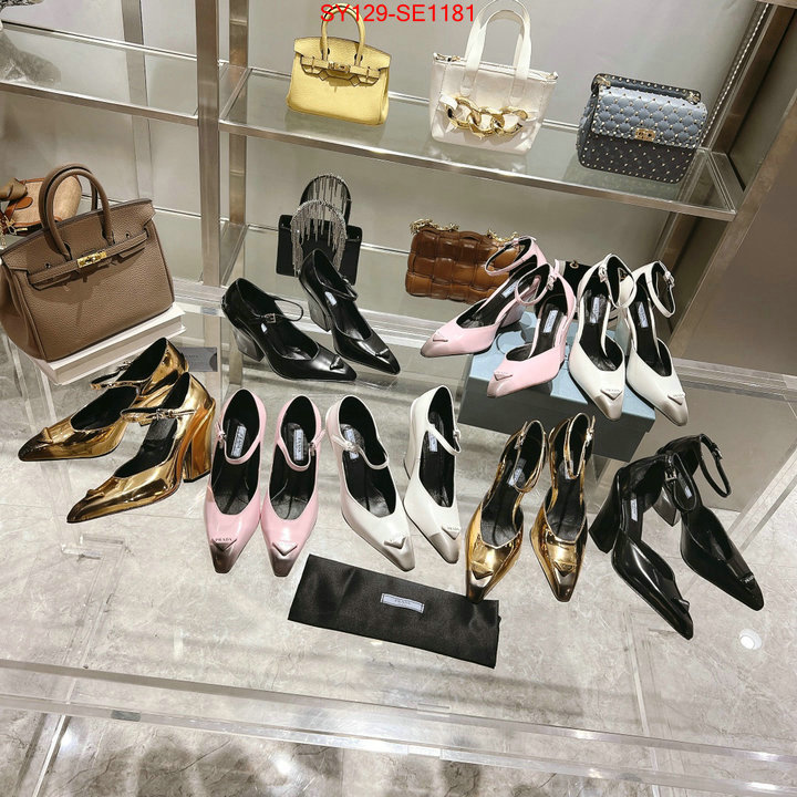 Women Shoes-Prada,customize best quality replica , ID: SE1181,$: 129USD