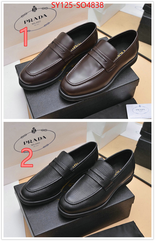 Men Shoes-Prada,top , ID: SO4838,$: 125USD