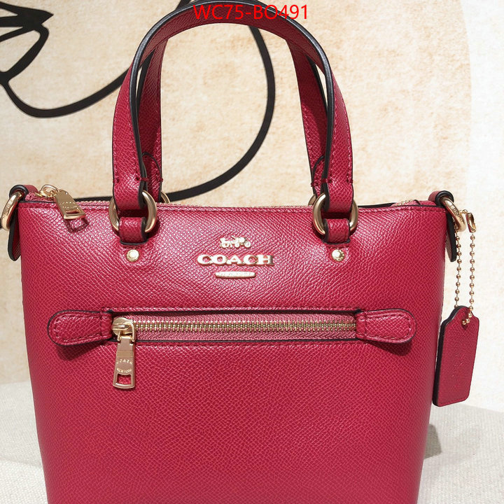 Coach Bags(4A)-Tote-,where to buy fakes ,ID: BO491,$: 75USD