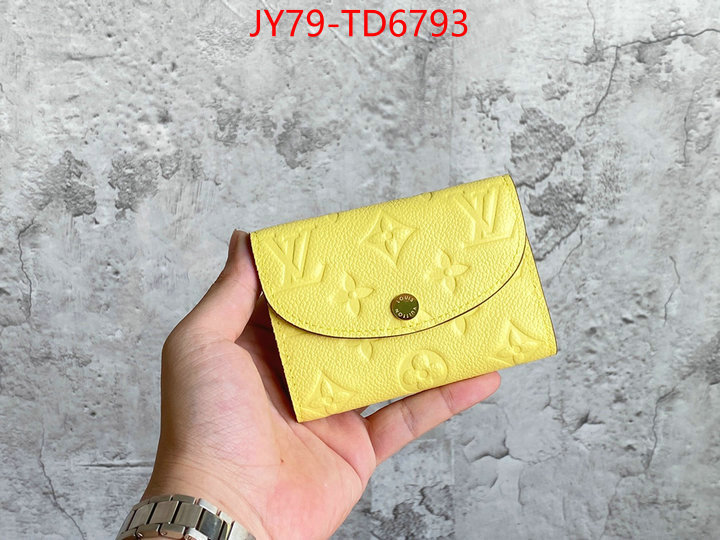 LV Bags(TOP)-Wallet,ID: TD6793,$: 79USD