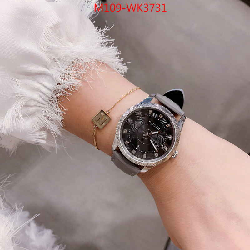 Watch(4A)-Gucci,top designer replica , ID: WK3731,$:109USD