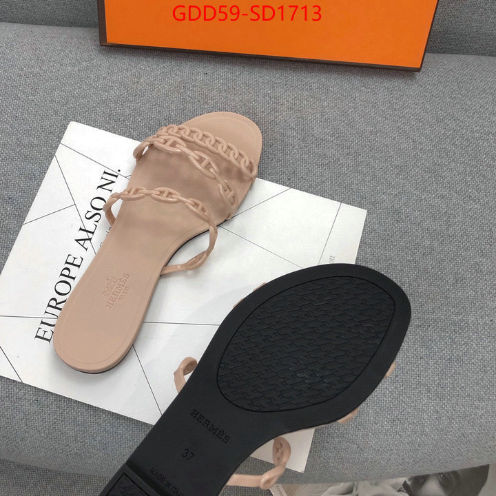 Women Shoes-Hermes,cheap high quality replica , ID: SD1713,$: 59USD