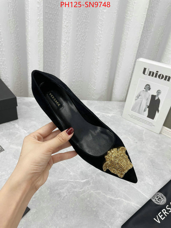 Women Shoes-Versace,aaaaa+ replica designer , ID: SN9748,$: 125USD