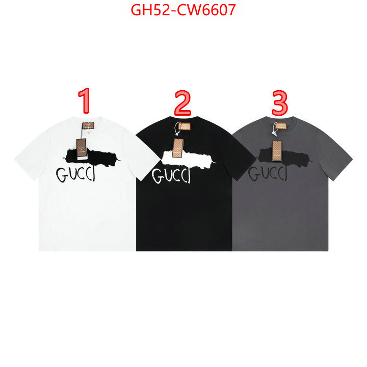 Clothing-Gucci,buy best quality replica , ID: CW6607,$: 52USD