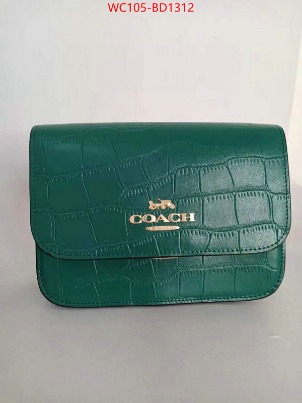 Coach Bags(4A)-Diagonal,high quality designer ,ID: BD1312,$: 105USD