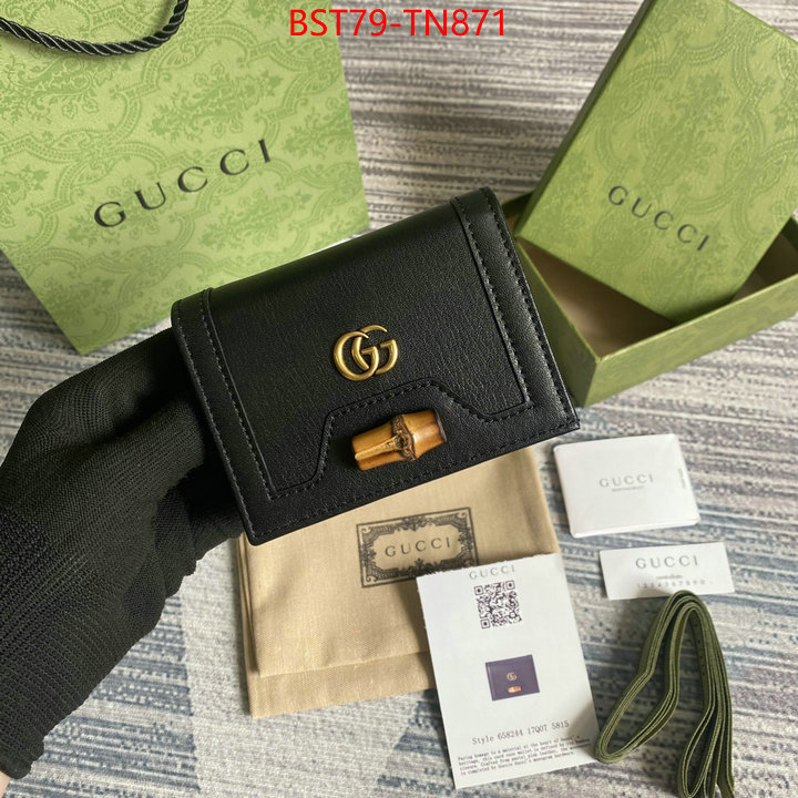 Gucci Bags(TOP)-Wallet-,ID: TN871,$: 79USD