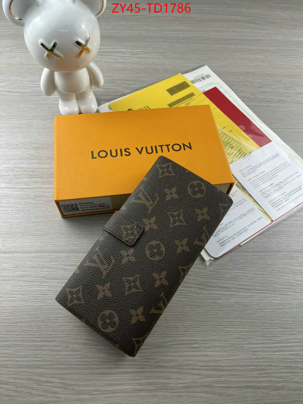 LV Bags(4A)-Wallet,ID: TD1786,$: 45USD