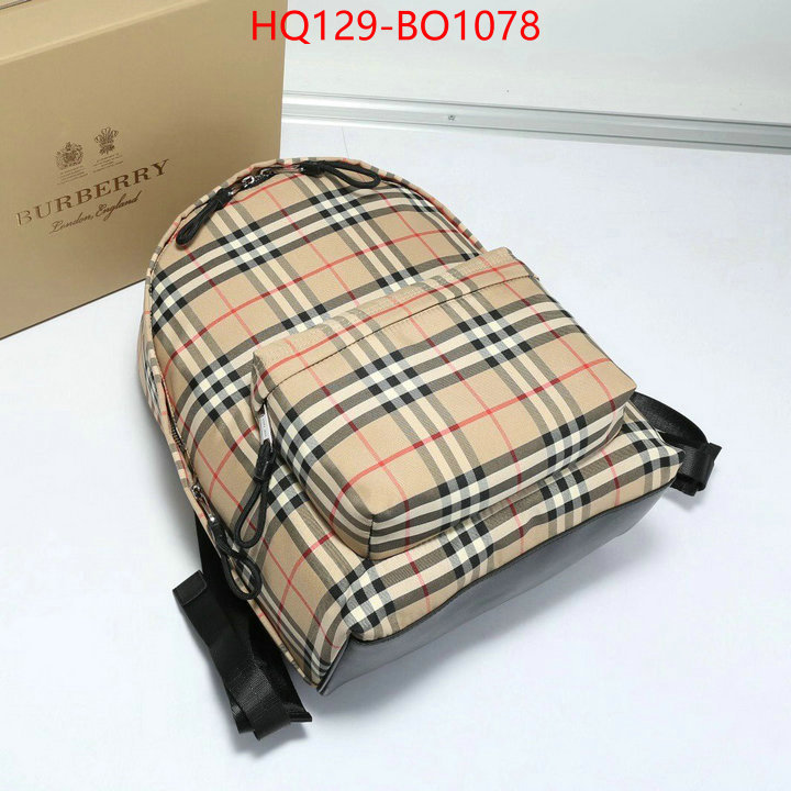 Burberry Bags(4A)-Backpack,designer wholesale replica ,ID: BO1078,$: 129USD