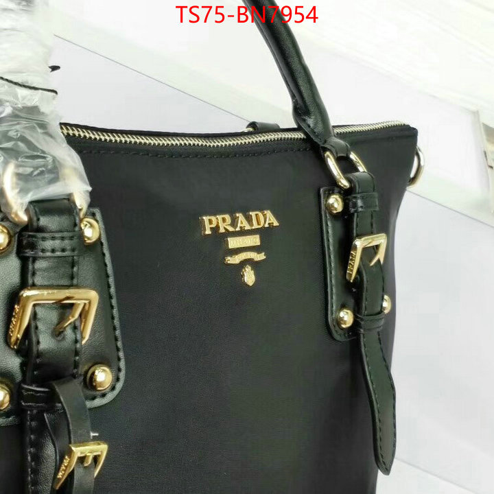 Prada Bags(4A)-Handbag-,brand designer replica ,ID: BN7954,$: 75USD