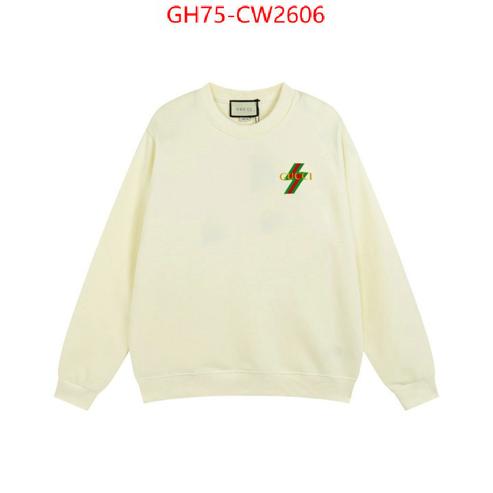 Clothing-Gucci,what are the best replica , ID: CW2606,$: 75USD