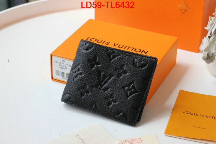 LV Bags(TOP)-Wallet,ID:TL6432,$: 59USD