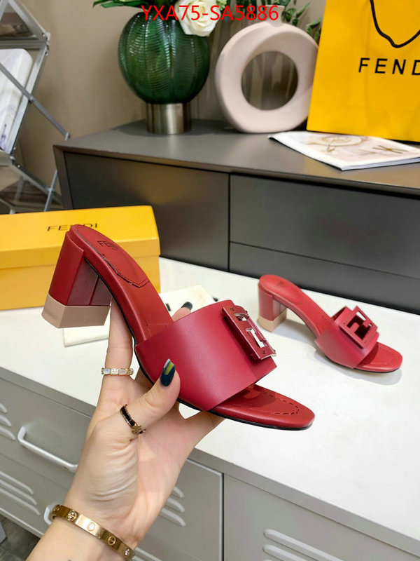 Women Shoes-Fendi,where should i buy to receive , ID: SA5886,$: 75USD