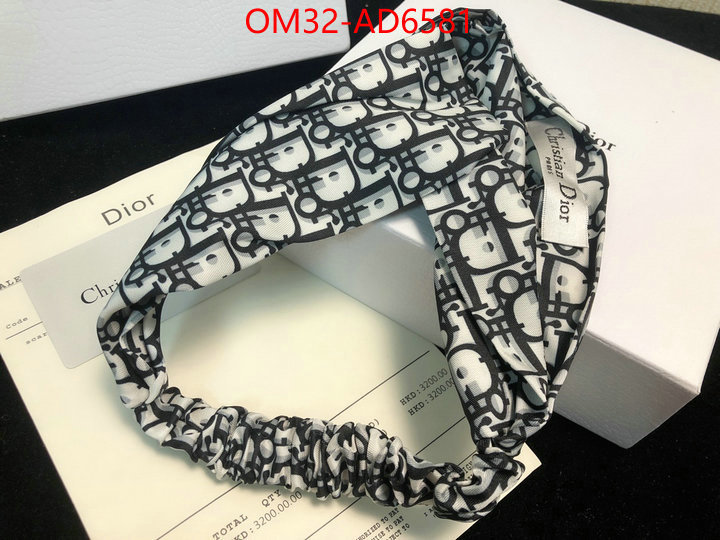 Hair band-Dior,perfect replica , ID: AD6581,$: 32USD