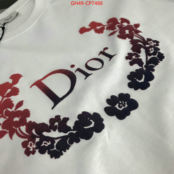 Clothing-Dior,buy luxury 2023 ,ID: CP7488,$: 49USD