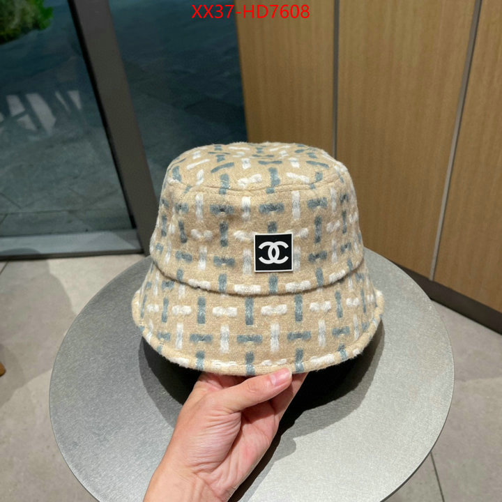 Cap (Hat)-Chanel,high quality designer , ID: HD7608,$: 37USD