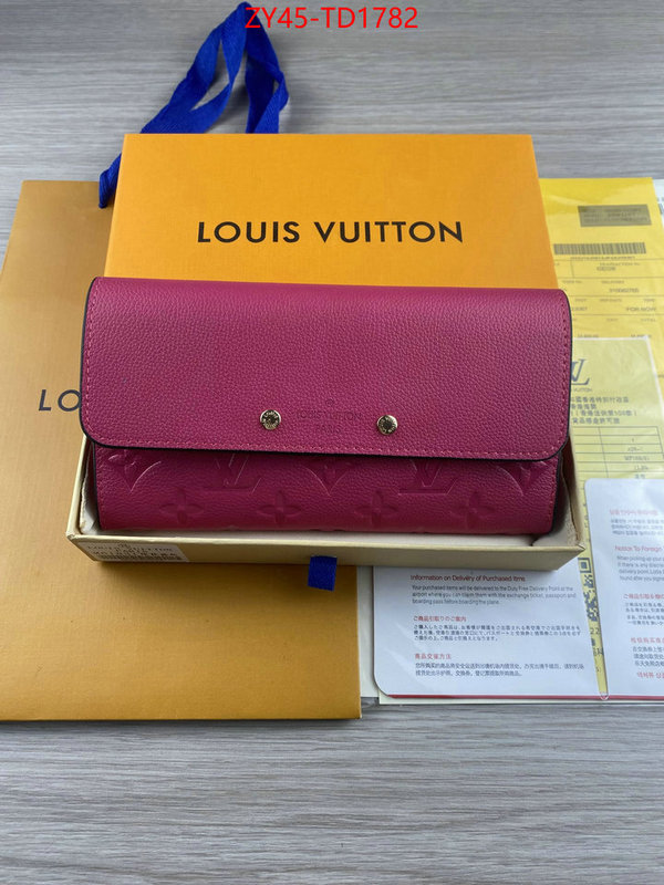 LV Bags(4A)-Wallet,ID: TD1782,$: 45USD