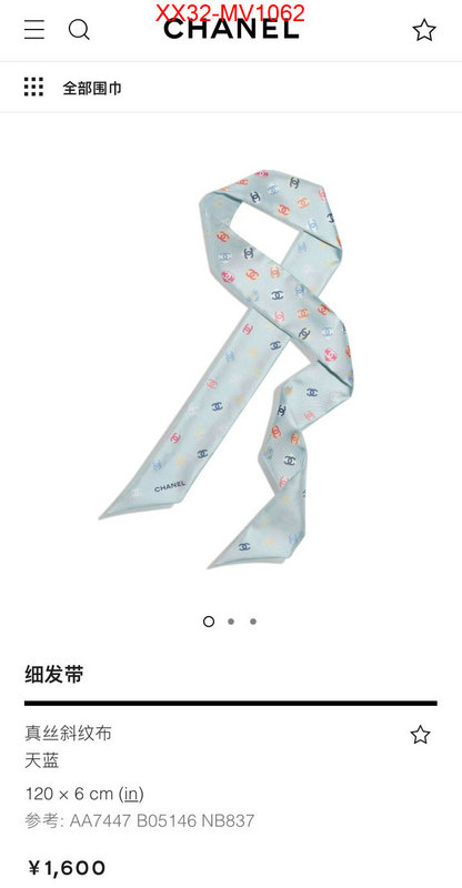 Scarf-Chanel,can you buy knockoff , ID: MV1062,$: 32USD