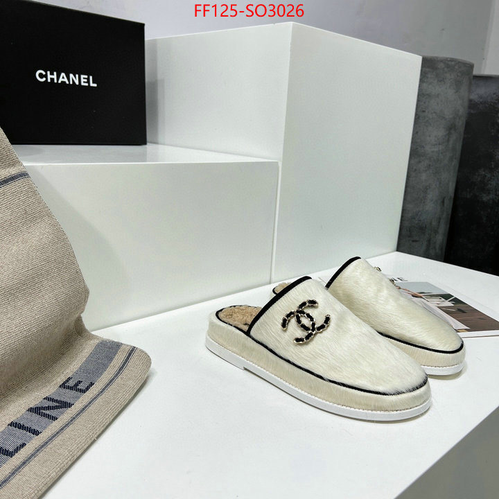 Women Shoes-Chanel,how quality , ID: SO3026,$: 125USD