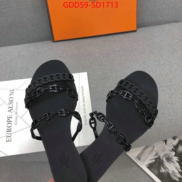 Women Shoes-Hermes,cheap high quality replica , ID: SD1713,$: 59USD