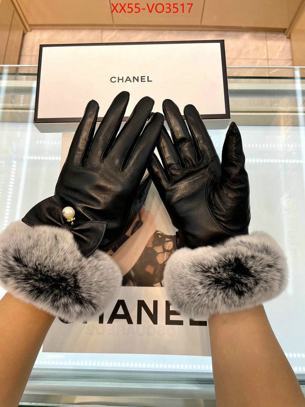 Gloves-Chanel,the quality replica , ID: VO3517,$: 55USD