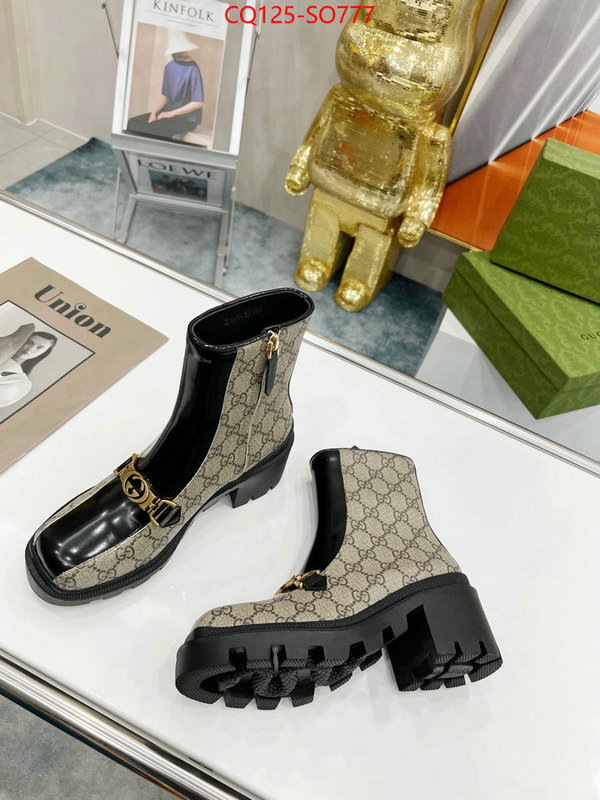 Women Shoes-Gucci,fake aaaaa , ID: SO777,$: 125USD