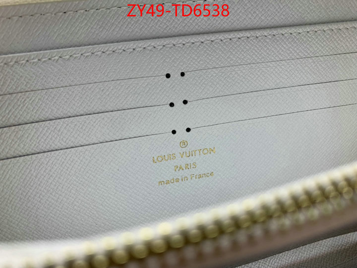 LV Bags(4A)-Wallet,designer 1:1 replica ,ID: TD6538,$: 49USD
