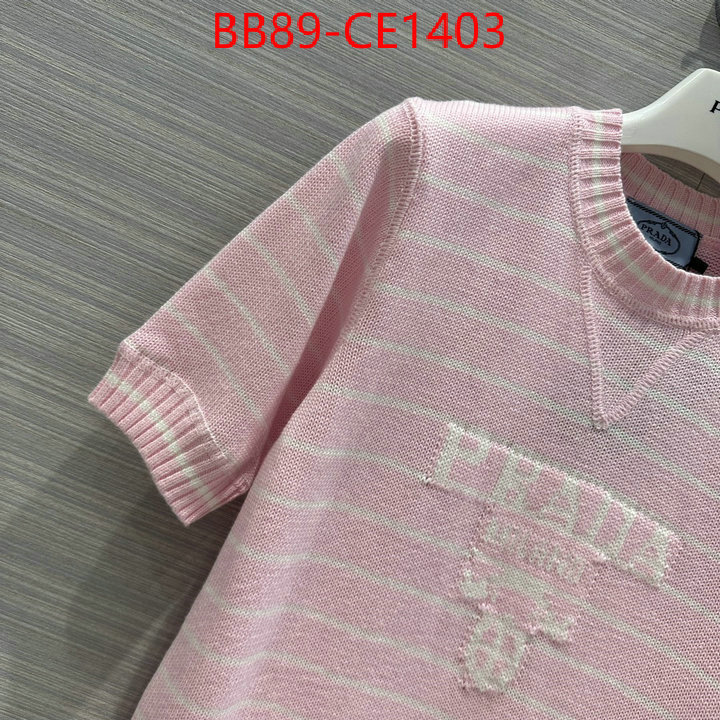 Clothing-Prada,high quality designer , ID: CE1403,$: 89USD