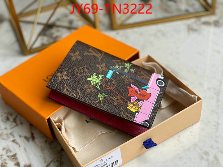 LV Bags(TOP)-Wallet,ID: TN3222,$: 69USD