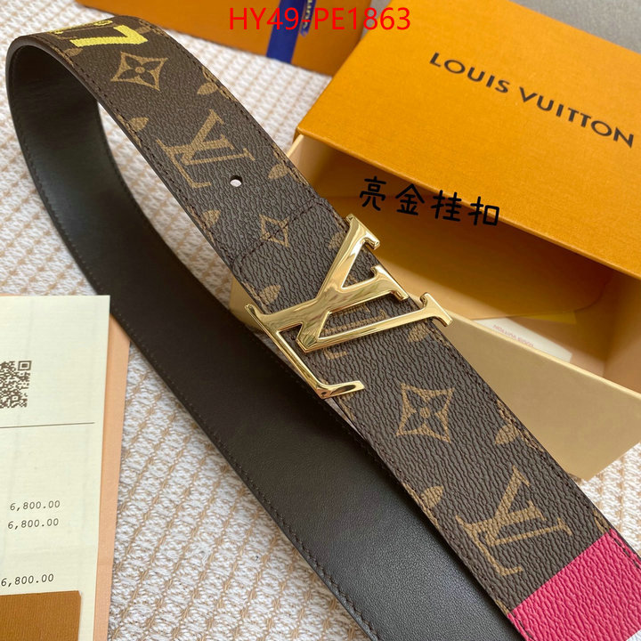 Belts-LV,outlet 1:1 replica , ID: PE1863,$: 49USD