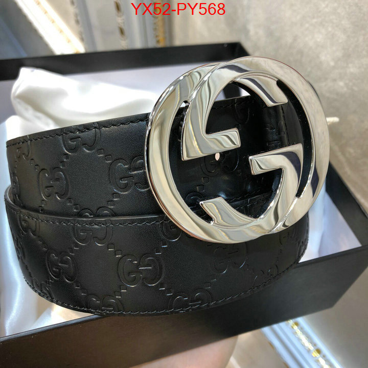 Belts-Gucci,wholesale replica shop , ID: PY568,$:52USD