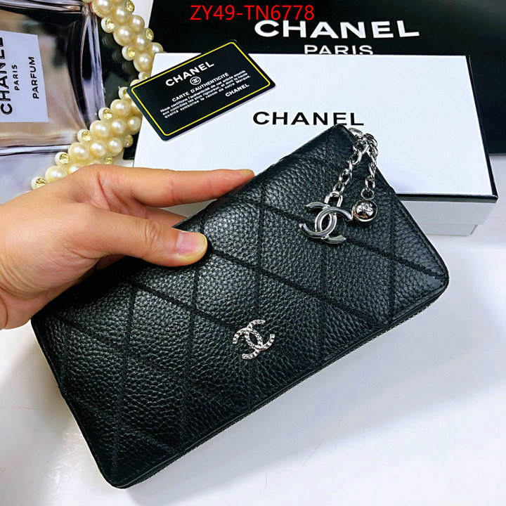 Chanel Bags(4A)-Wallet-,ID: TN6778,$: 49USD