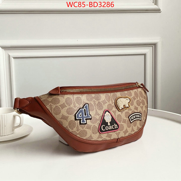 Coach Bags(4A)-Belt Bag-Chest Bag--,outlet 1:1 replica ,ID: BD3286,$: 85USD