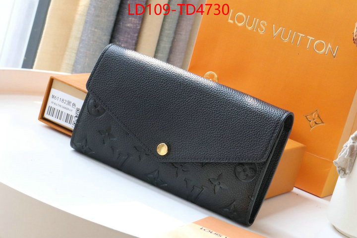 LV Bags(TOP)-Wallet,ID: TD4730,$: 109USD