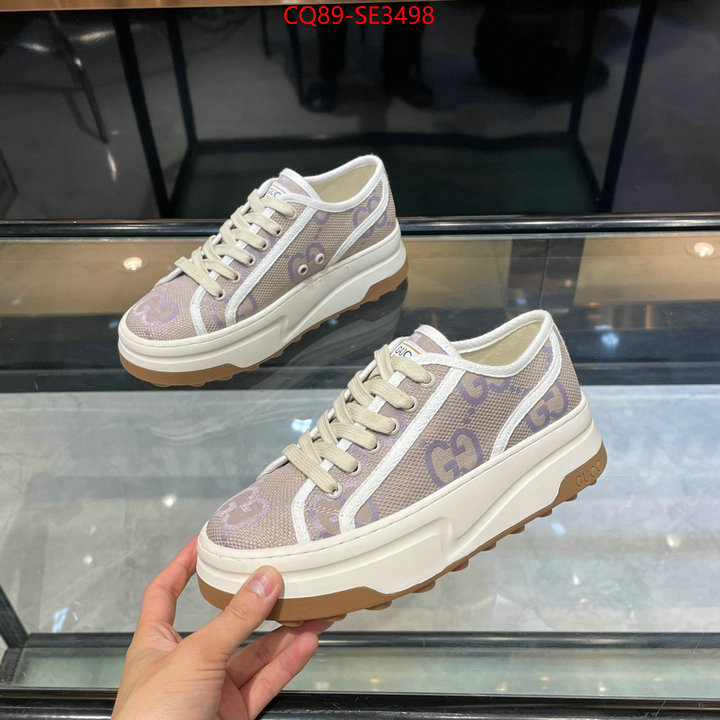 Women Shoes-Gucci,fake aaaaa , ID: SE3498,$: 89USD