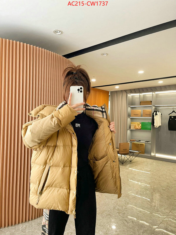 Down jacket Women-Burberry,what , ID: CW1737,$: 215USD