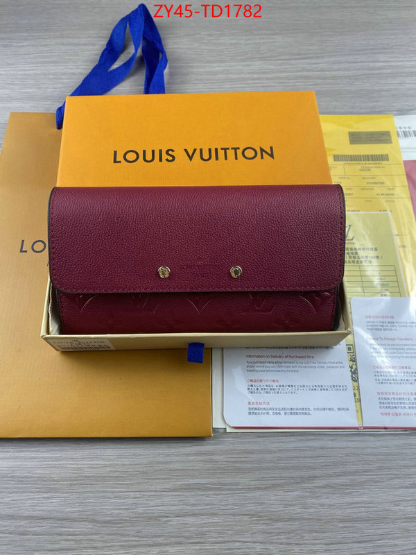 LV Bags(4A)-Wallet,ID: TD1782,$: 45USD