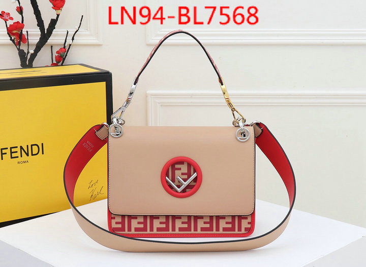 Fendi Bags(4A)-Diagonal-,7 star quality designer replica ,ID: BL7568,$: 94USD
