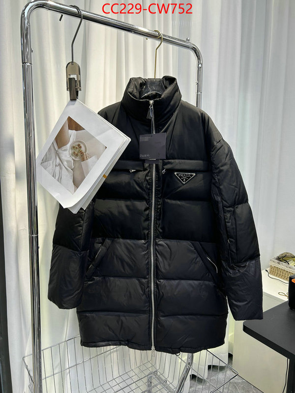 Down jacket Women-Prada,1:1 replica wholesale , ID: CW752,$: 229USD