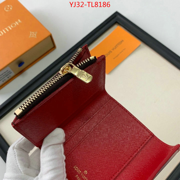 LV Bags(4A)-Wallet,ID: TL8186,$: 32USD