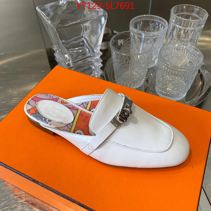 Women Shoes-Hermes,brand designer replica , ID: SL7691,$: 129USD