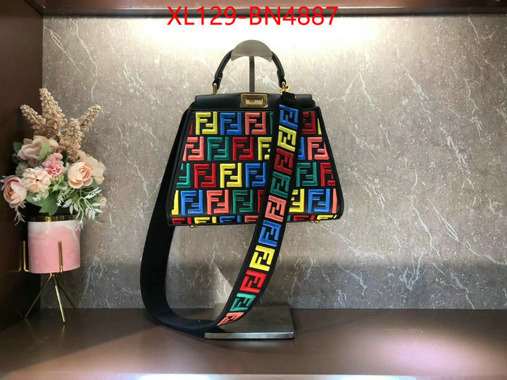 Fendi Bags(4A)-Peekaboo,2023 aaaaa replica 1st copy ,ID: BN4887,$: 129USD