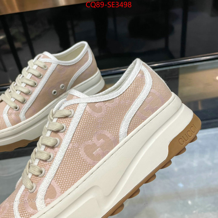 Women Shoes-Gucci,fake aaaaa , ID: SE3498,$: 89USD