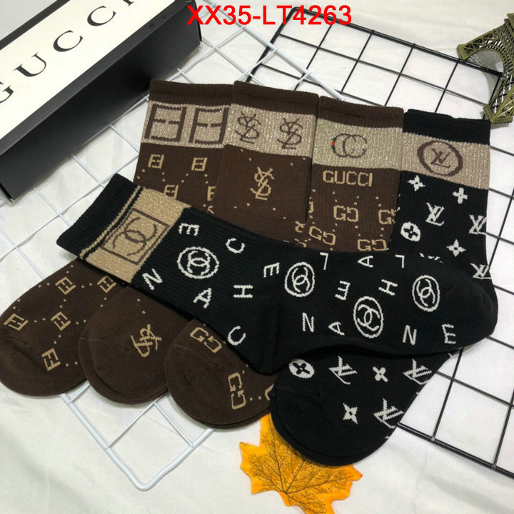 Sock-Gucci,7 star , ID: LT4263,$:35USD