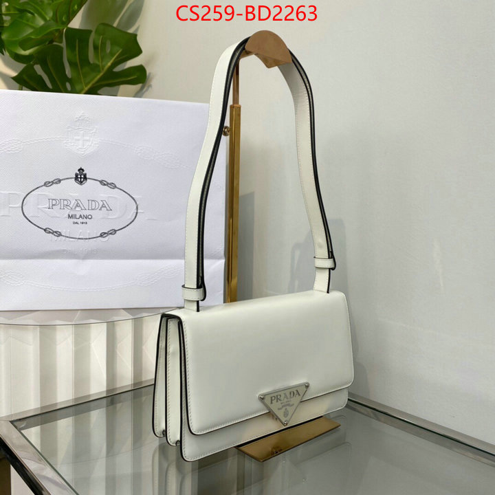 Prada Bags(TOP)-Diagonal-,ID: BD2263,$: 259USD