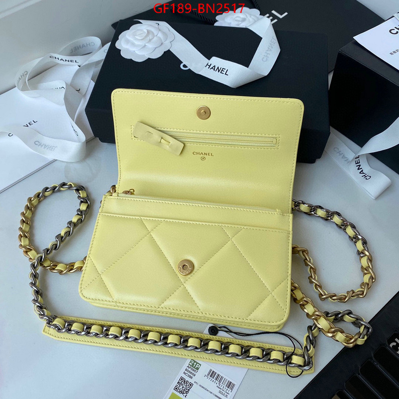 Chanel Bags(TOP)-Diagonal-,ID: BN2517,$: 189USD