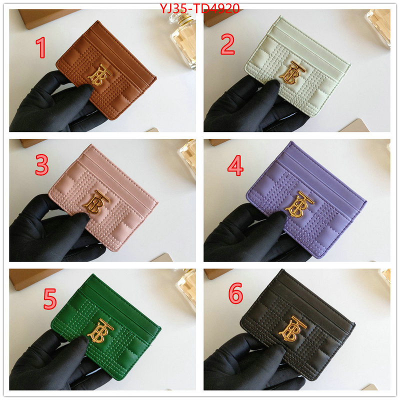 Burberry Bags(4A)-Wallet,best designer replica ,ID: TD4920,$: 35USD