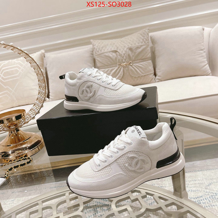 Women Shoes-Chanel,2023 replica wholesale cheap sales online , ID: SO3028,$: 125USD